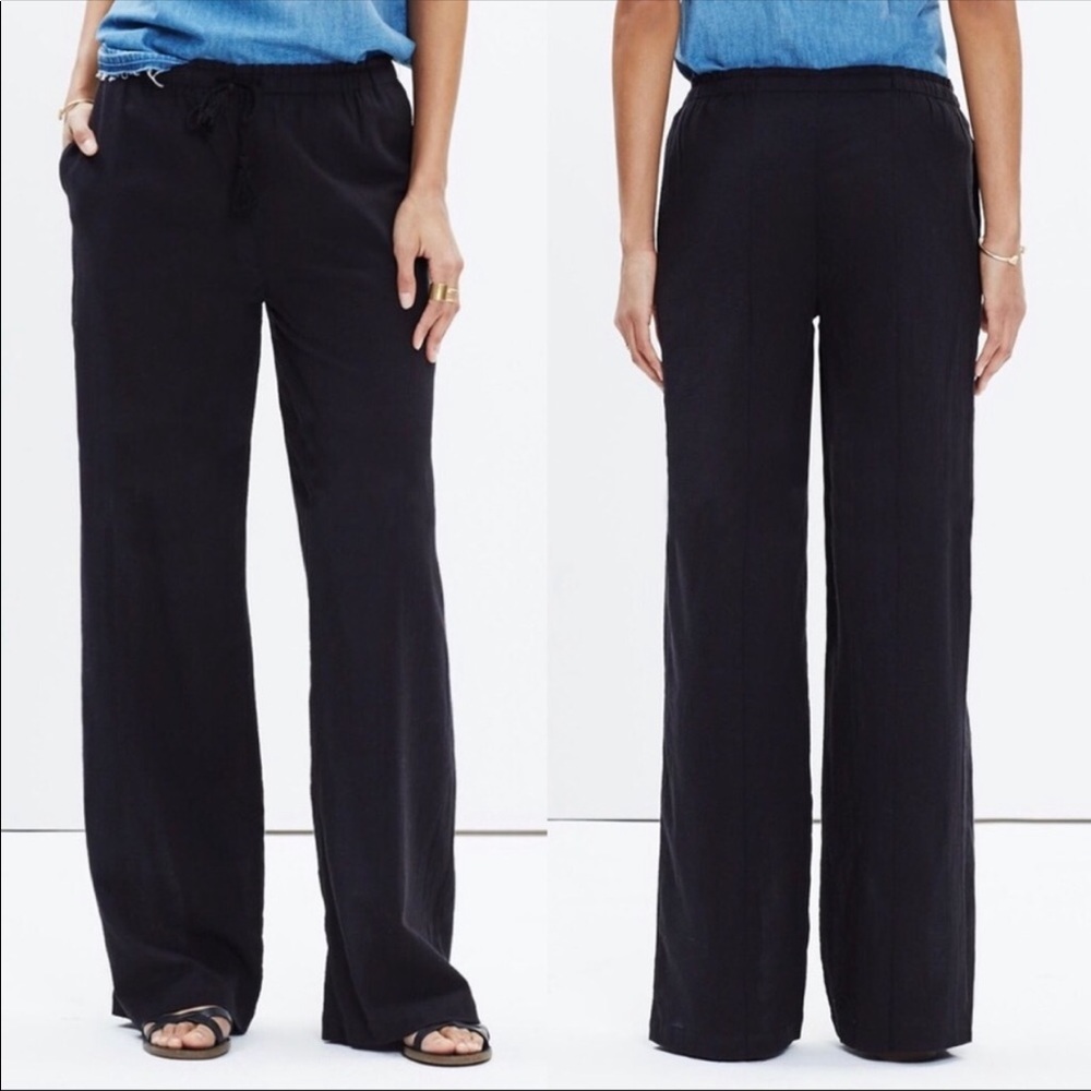 Madewell Maldives Drawstring Wide-Leg Pants